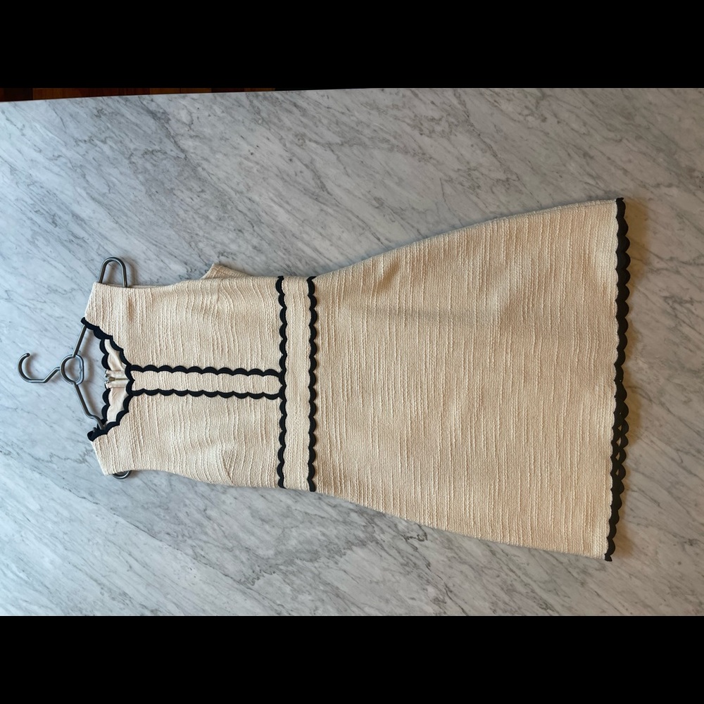Kate Spade ♠️ Light Pink Dress with Black Trim Size 8